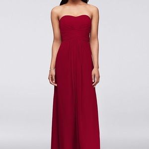 Apple Red David’s bridal prom/bridesmaid dress